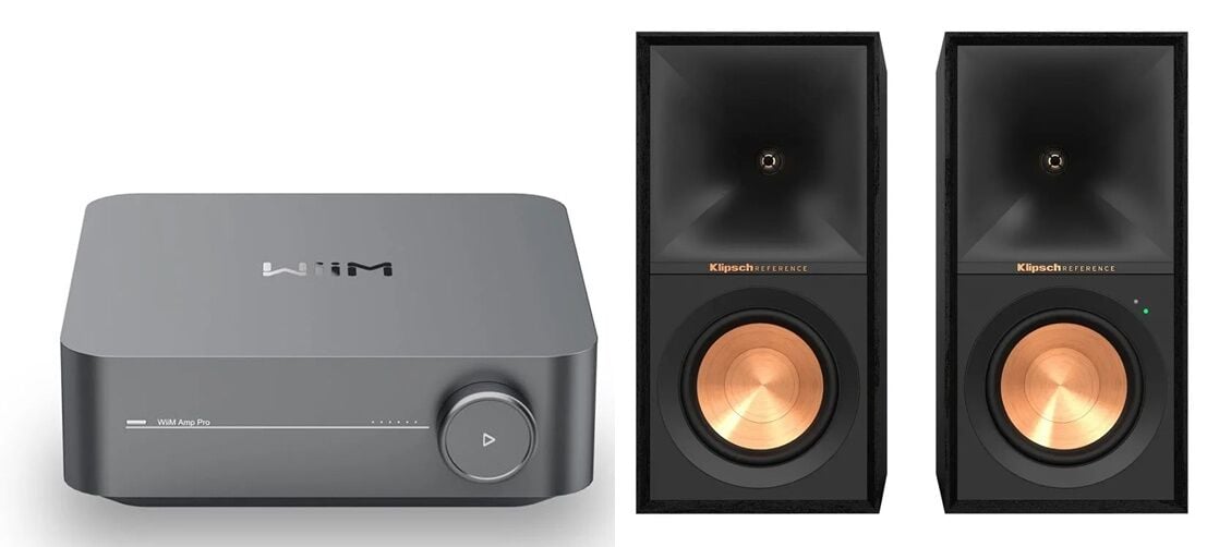 Wiim Amp Pro&Klipsch R-50M Network Müzik Sistemi
