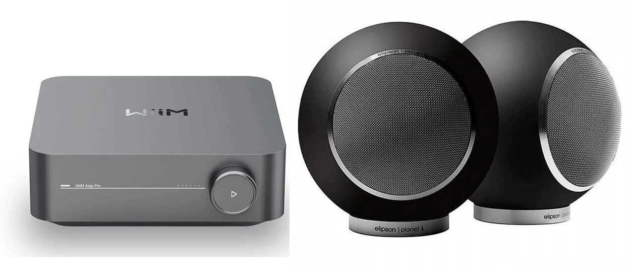 Wiim Amp Pro&Elipson Planet L Network Müzik Sistemi