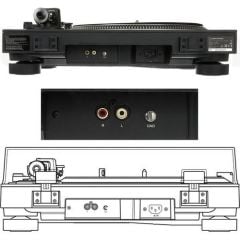 Audio Technica AT-LP140XPBKEUK Manuel  Pikap Siyah