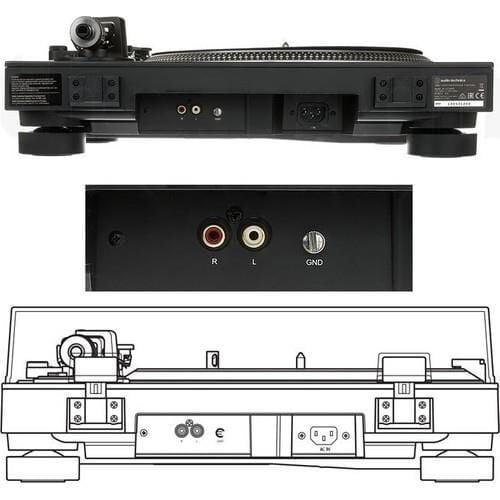 Audio-Technica AT-LP140XPBKEUK Manuel  Pikap Siyah