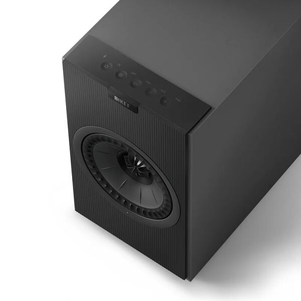 KEF Coda W Kablosuz Raf Tipi Aktif Hoparlör Çift - Koyu Titan