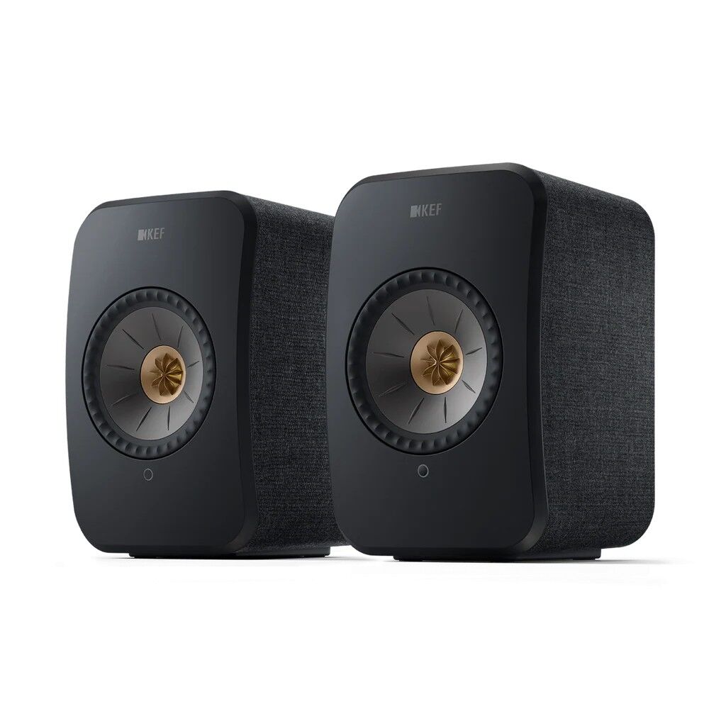 KEF LSX II Kablosuz Aktif Hi-Fi Hoparlör Çift – Karbon Siyah