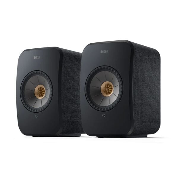 KEF LSX II Kablosuz Aktif Hi-Fi Hoparlör Çift – Karbon Siyah