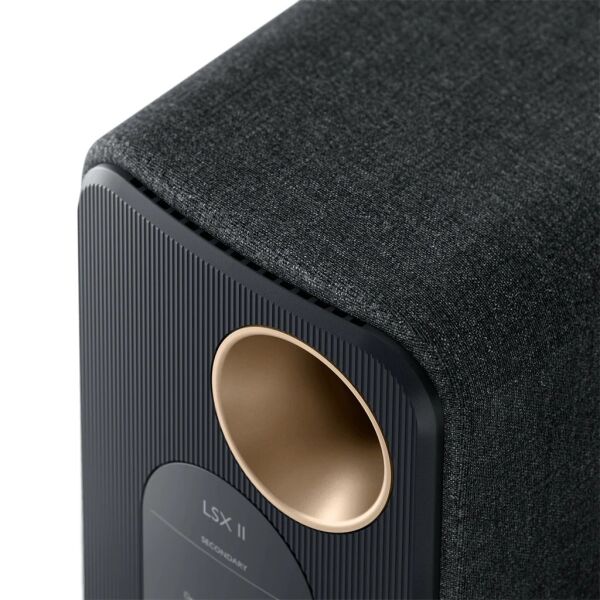 KEF LSX II Kablosuz Aktif Hi-Fi Hoparlör Çift – Karbon Siyah