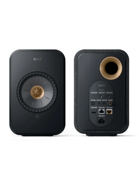 KEF LSX II Kablosuz Aktif Hi-Fi Hoparlör Çift – Karbon Siyah