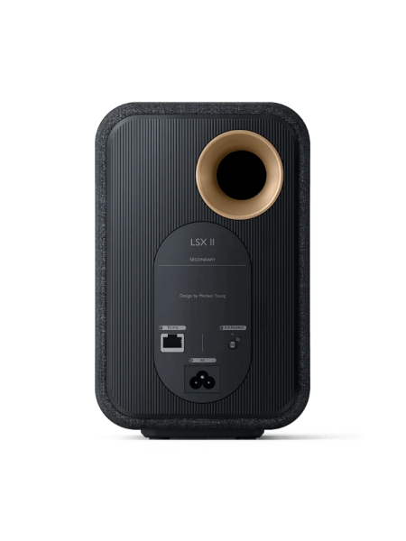 KEF LSX II Kablosuz Aktif Hi-Fi Hoparlör Çift – Karbon Siyah