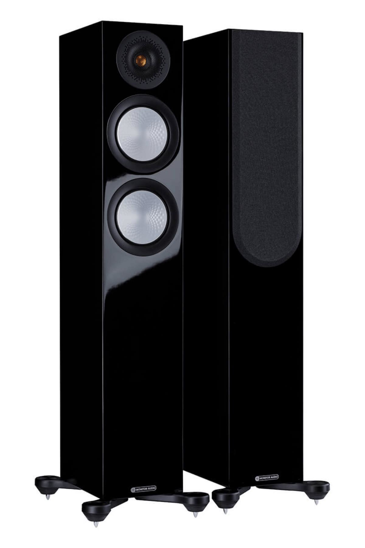 Monitor Audio Silver 200 7G Kule Tipi Hoparlör Çift Parlak Siyah