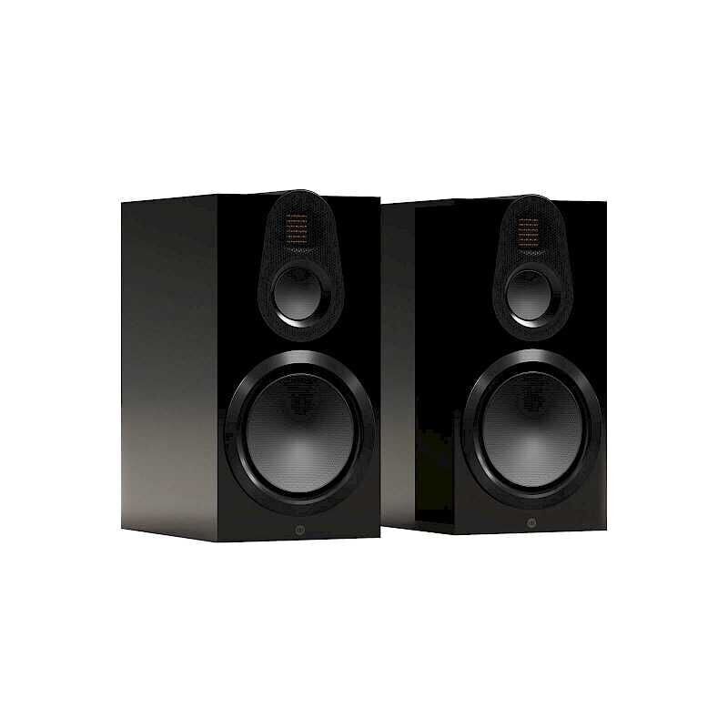 Monitor Audio Gold 100 6G Raf Tipi Hoparlör Çift Piano Siyah