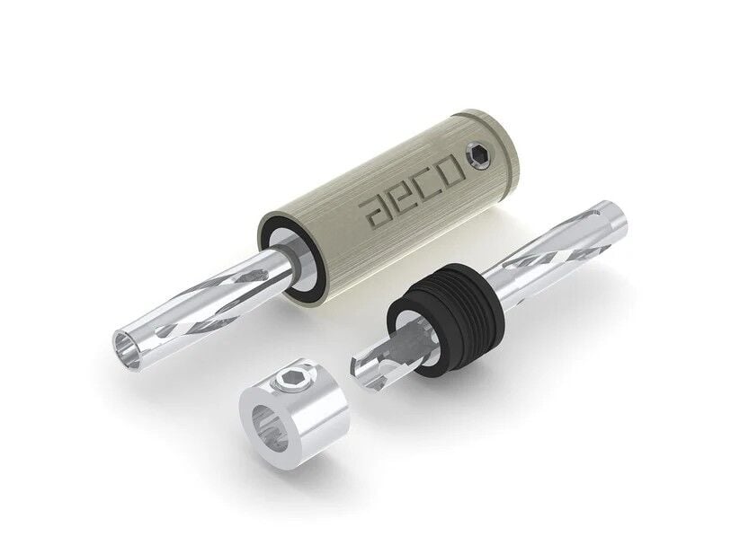 Aeco ABP 1111S Silver Banana Plug 4 Adet Fiyatıdır
