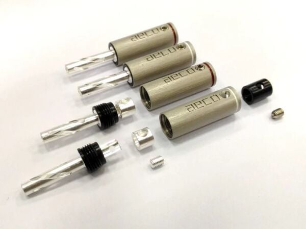 Aeco ABP 1111S Silver Banana Plug 4 Adet Fiyatıdır