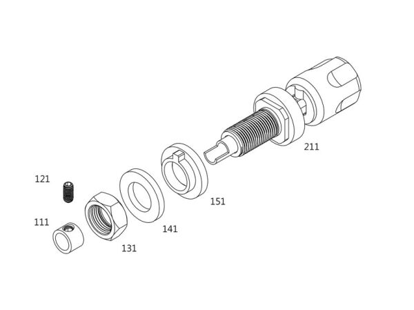 Aeco ABI 0611G Gold Binding Post 2 Adet Fiyatıdır
