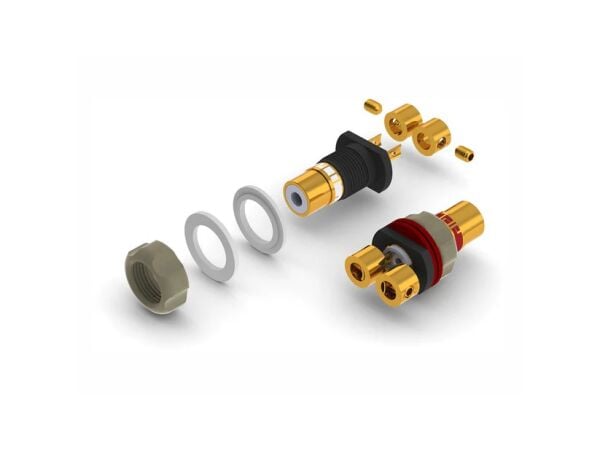 Aeco ARJ 4045G RCA Jack Konnector 2 Adet Fiyatıdır