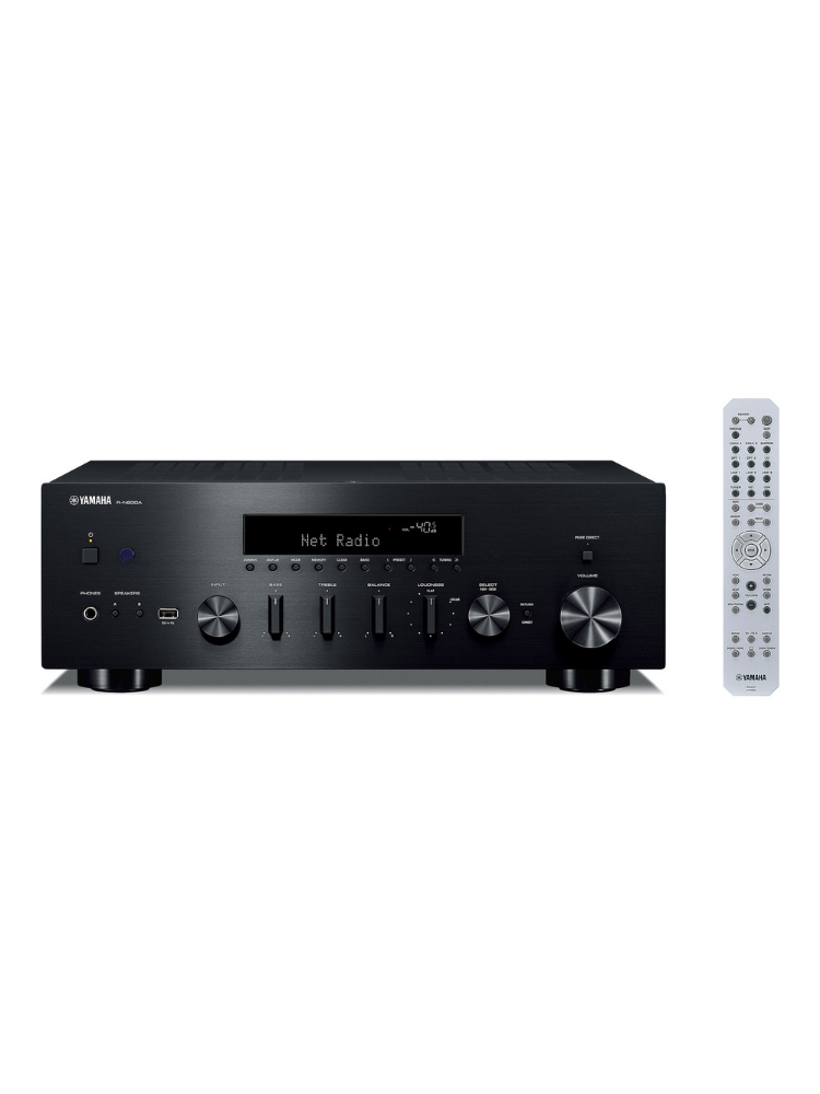 Yamaha R-N600A Musiccast Network Stereo Receiver Siyah