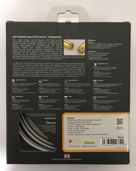 QED QE-1453 REFERENCE XT-40i HOPARLÖR KABLOSU