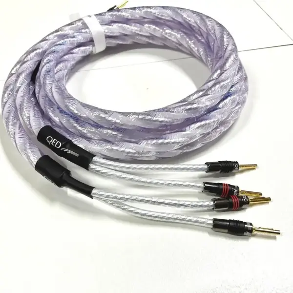 QED QE-1484 Genesis Silver Spiral Hoparlör Kablosu