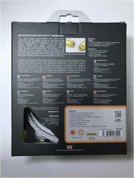 QED QE-1460 XT-25 HOPARLÖR KABLOSU 2x2 Metre