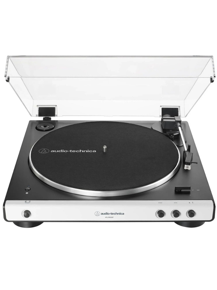 Audio-Technica AT-LP60XBTWH Bluetooth Özellikli Full Otomatik Pikap Beyaz