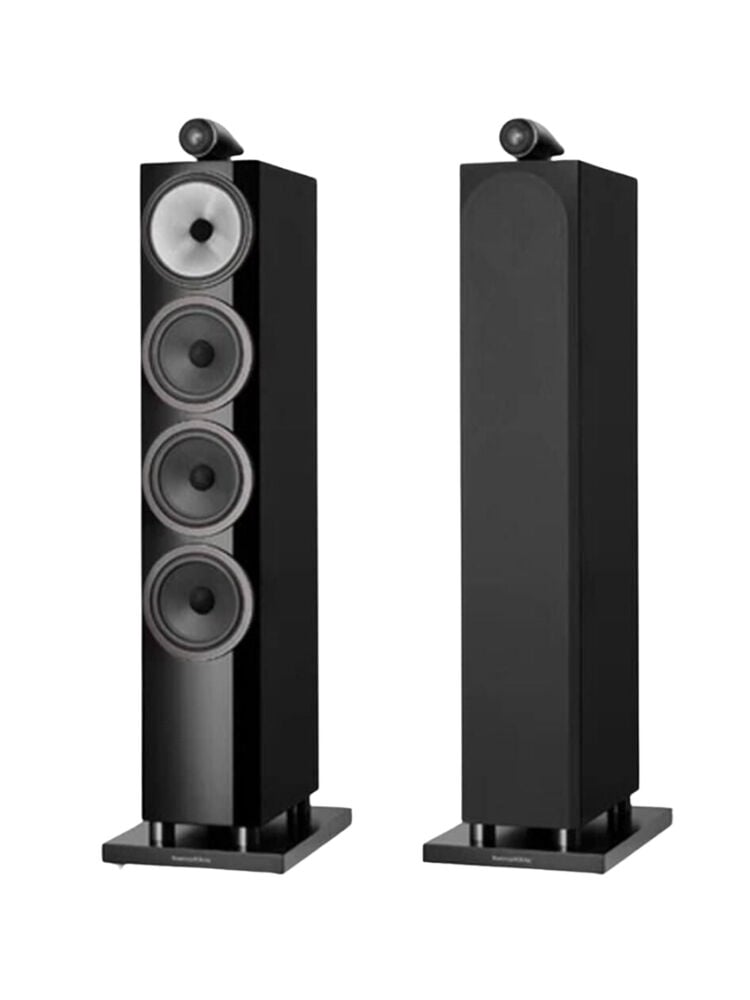 Bowers & Wilkins 702 S3 Kule Tipi Hoparlör Çift Piano Siyah