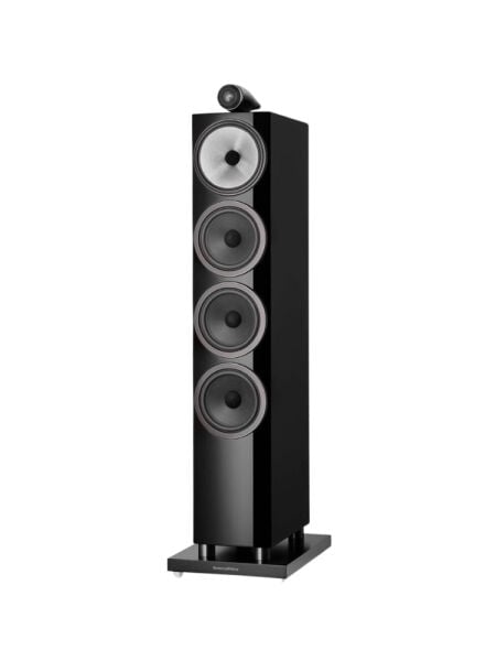 Bowers & Wilkins 702 S3 Kule Tipi Hoparlör Çift Piano Siyah