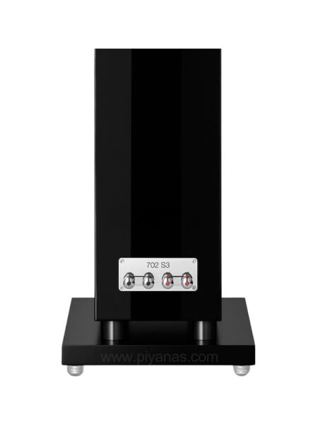 Bowers & Wilkins 702 S3 Kule Tipi Hoparlör Çift Piano Siyah