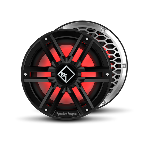 Rockford Fosgate M2D4-10IB M2 10'' DVC 4Ω Color Optix™ Infinite Baffle Marine Subwoofer - Black