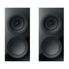 KEF R3 Meta Raf Tipi Hi-Fi Pasif Hoparlör - Çift - Parlak Siyah
