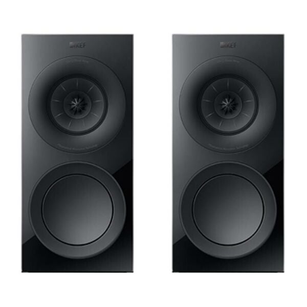 KEF R3 Meta Raf Tipi Hi-Fi Pasif Hoparlör - Çift - Parlak Siyah