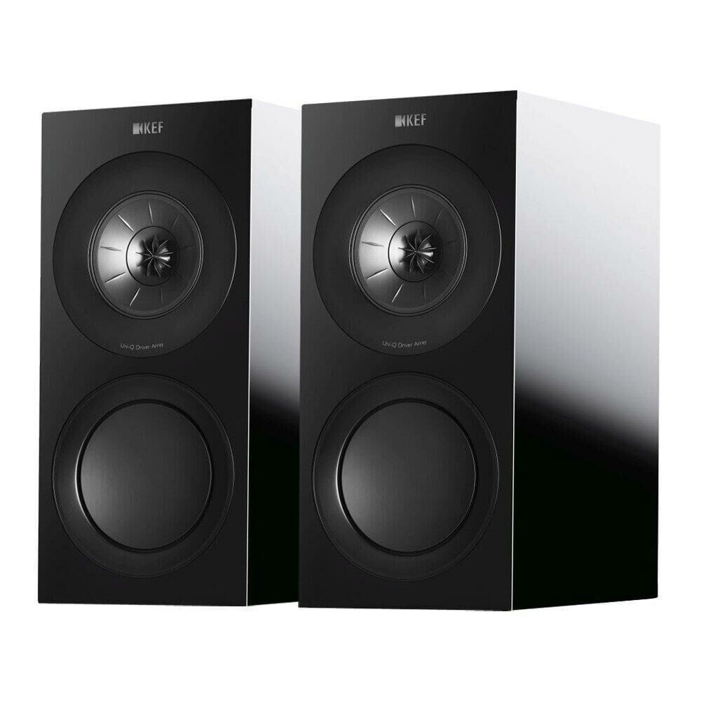 KEF R3 Meta Raf Tipi Hi-Fi Pasif Hoparlör Çift Parlak Siyah