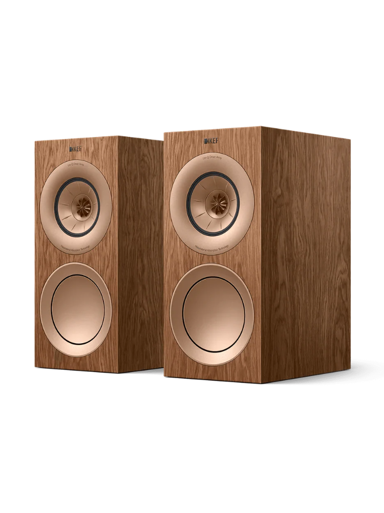 KEF R3 Meta Raf Tipi Hi-Fi Pasif Hoparlör Çift  Ceviz