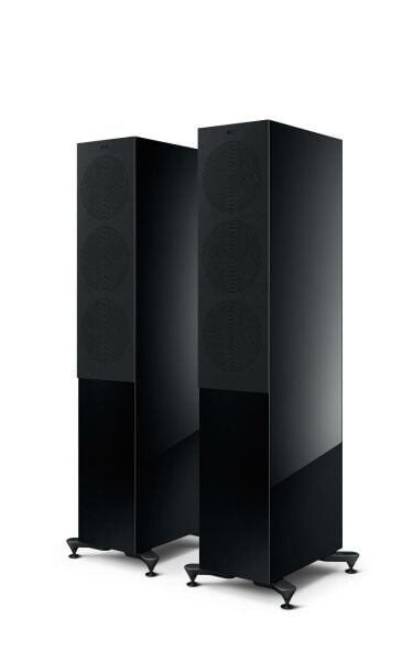 KEF R7 Meta Kule Tipi Hi-Fi Pasif Hoparlör Çift Parlak Siyah