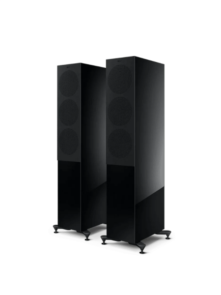 KEF R7 Meta Kule Tipi Hi-Fi Pasif Hoparlör Çift Parlak Siyah