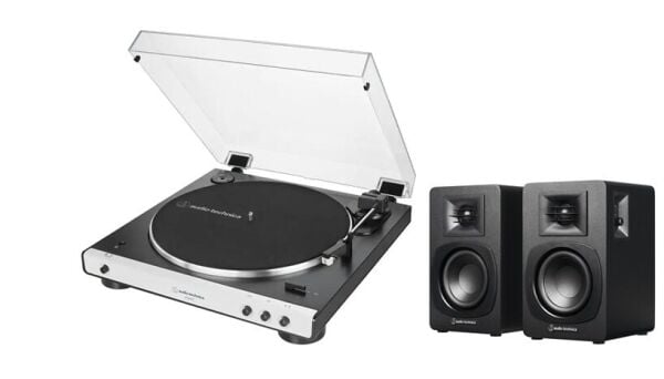 Audio-Technica AT-LP60XBTWH & AT-SP3X Pikap Müzik Sistemi