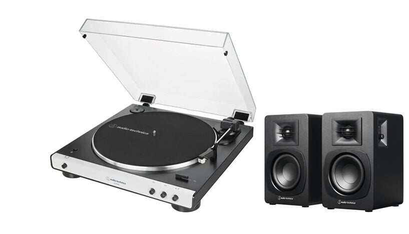 Audio-Technica AT-LP60XBTWH & AT-SP3X Pikap Müzik Sistemi