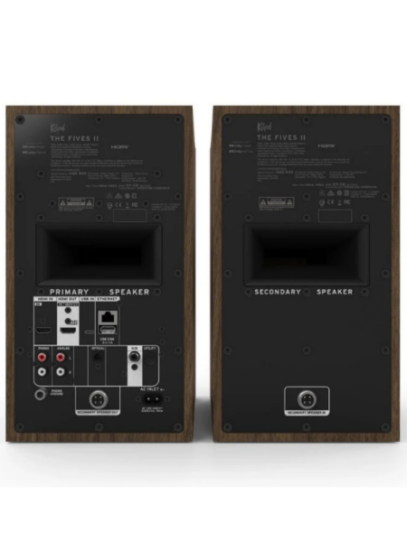 Klipsch The Fives II - Heritage Serisi Aktif Hoparlör Ceviz