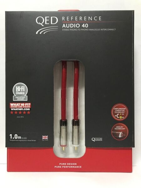 QED QE-2453 Reference Audio 40 Rca Interconnect Kablo 1mt