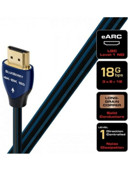 Audioquest Blueberry 4K-8K HDMI Kablo 3mt