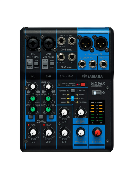 Yamaha MG06X 6 Kanal Analog Mixer