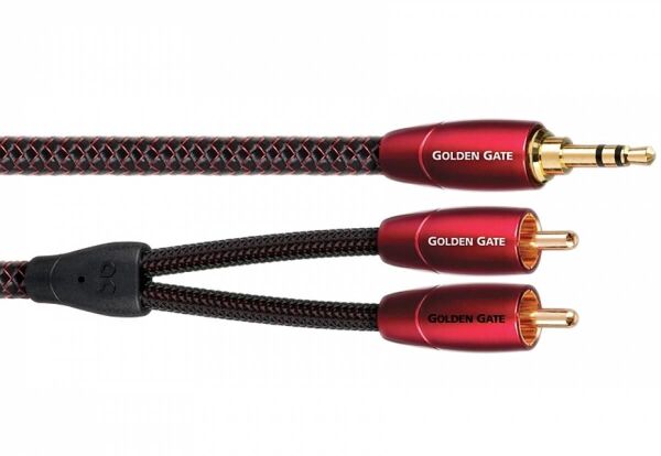 Audioquest Golden Gate 3,5mm-RCA Kablo 1mt