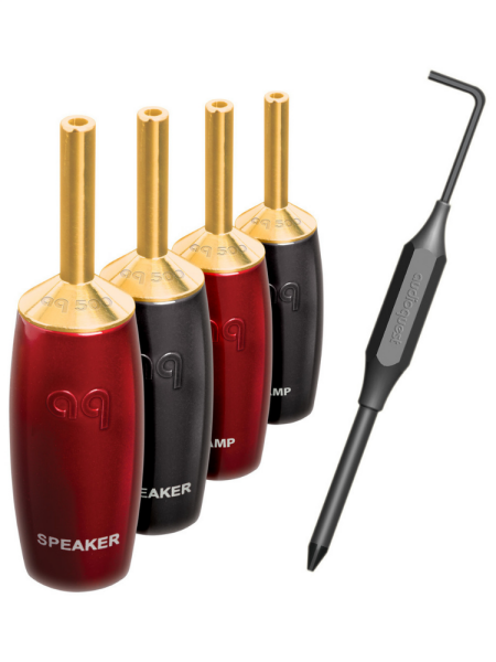 Audioquest SureGrip 507 BFA Banana Konnektör Set Gold
