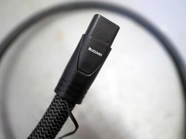 Audioquest Blizzard Low-Z/Noise-Dissipation 3-Pole Power Cable 2mt