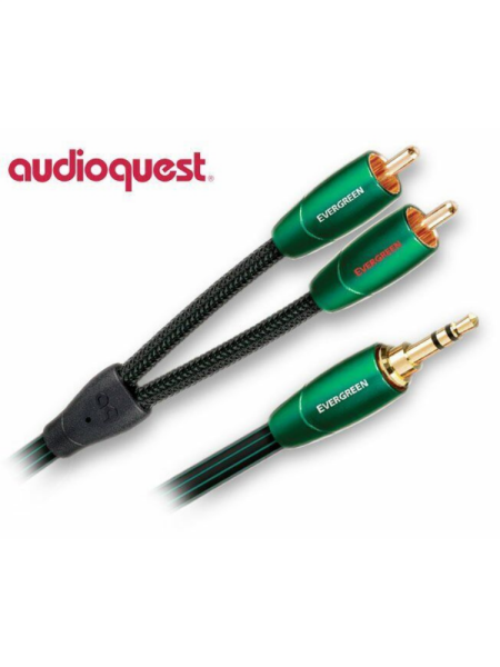 Audioquest Evergreen 3,5mm-RCA Kablo 1 mt