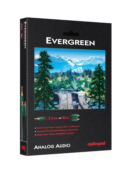 Audioquest Evergreen 3,5mm-RCA Kablo 2 mt