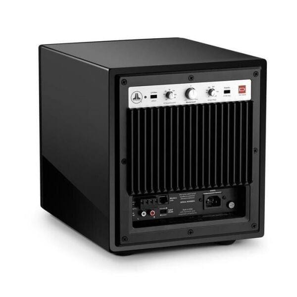 JL Audio D108 Aktif Subwoofer Parlak Siyah