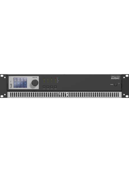 Audac SMQ1250 Dört Kanallı Güç Amplifikatörü 4 x 1250W