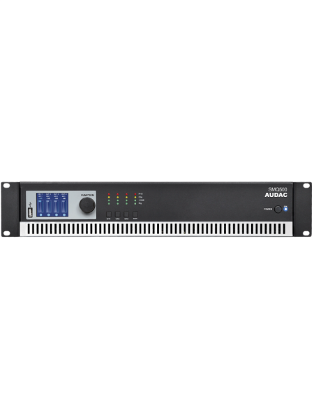 Audac SMQ500 Dört Kanallı Güç Amplifikatörü 4 x 500W