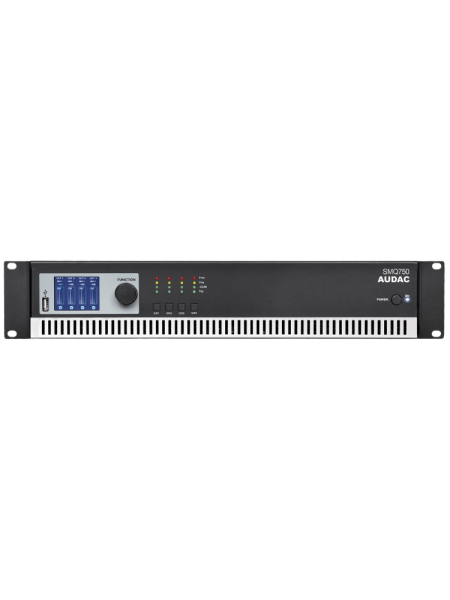 Audac SMQ750 Dört Kanallı Güç Amplifikatörü 4 x 750W