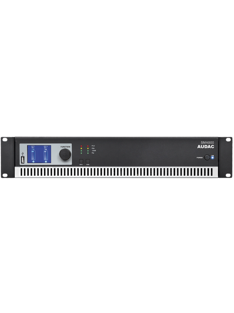 Audac SMA500 İki Kanallı Güç Amplifikatörü 2 x 500W