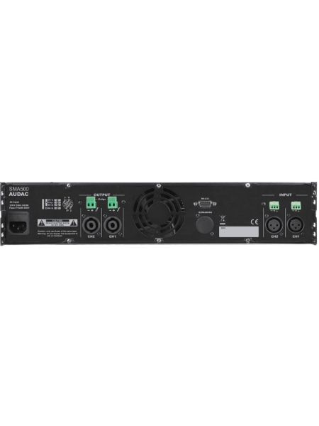 Audac SMA500 İki Kanallı Güç Amplifikatörü 2 x 500W