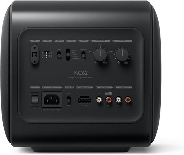 Kef KC 62 Kompakt Subwoofer Karbon Siyah