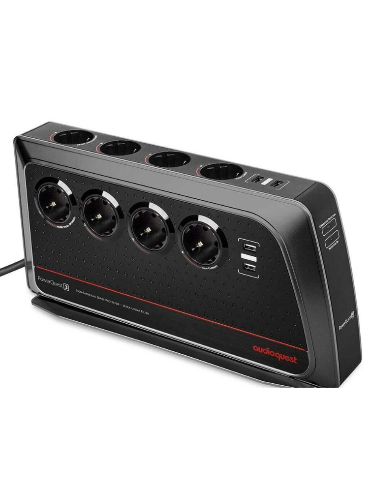Audioquest PowerQuest 3 AC Filtreli Akım Korumalı Priz